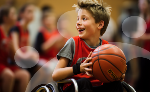 A participant enjoying a sports activity