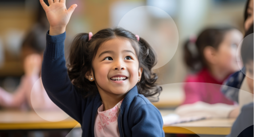 A child engaged and supported in a classroom
