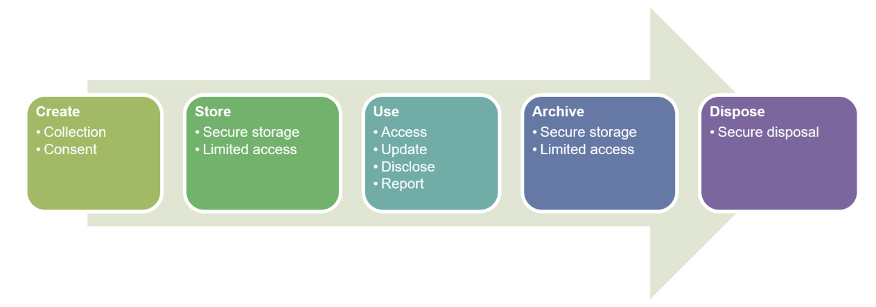 Data management steps